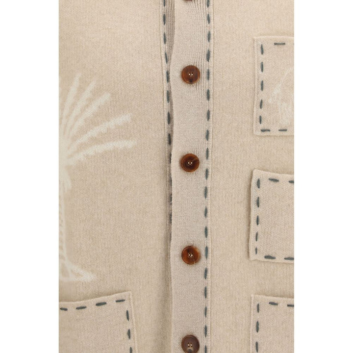 Baziszt Beige Cashmere Cardigan