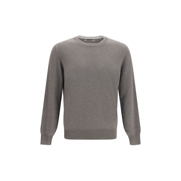 Brunello Cucinelli Gray Cashmere Sweater
