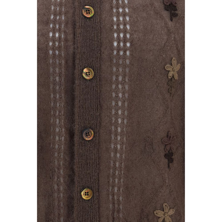 Magliano Brown Mohair Cardigan