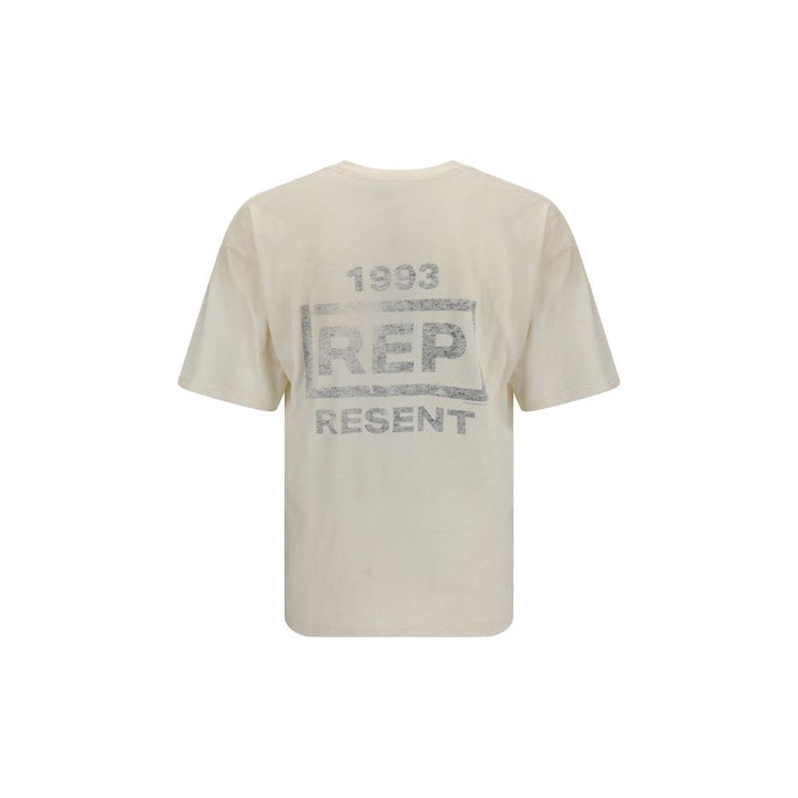 Represent Beige Cotton T-Shirt