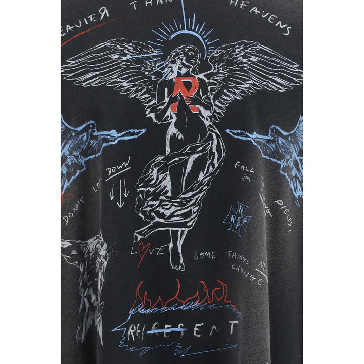 Represent Black Cotton T-Shirt