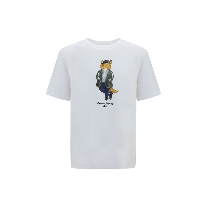 Maison Kitsuné White Cotton T-Shirt