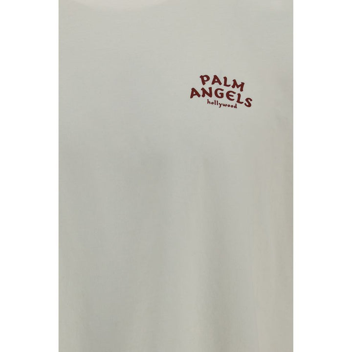 Palm Angels Beige Cotton T-Shirt