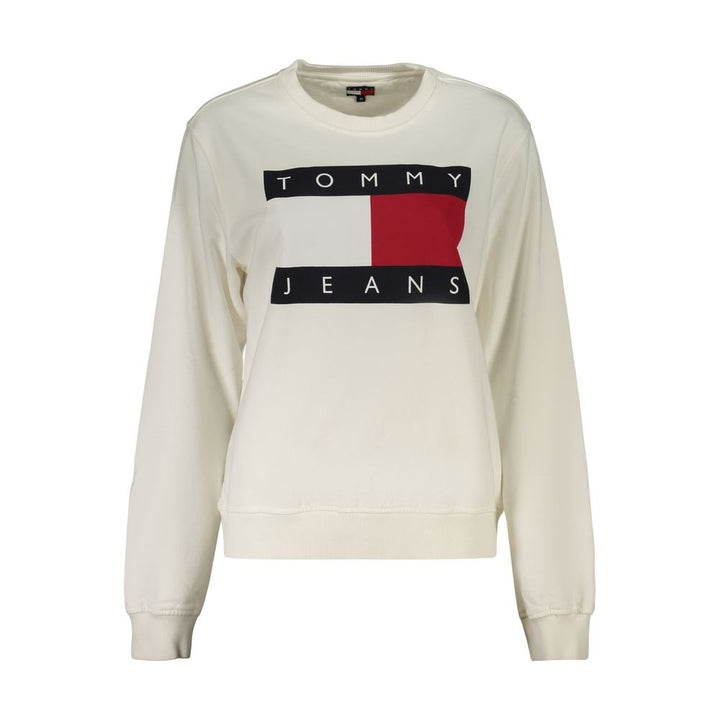 Tommy Hilfiger White Cotton Women's Sweatshirt