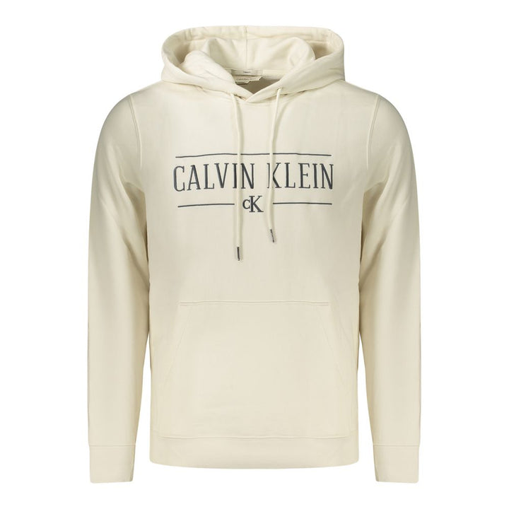 Calvin Klein White Cotton Men's Sweatshirt