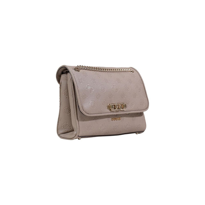 Guess Beige Polyethylene Handbag