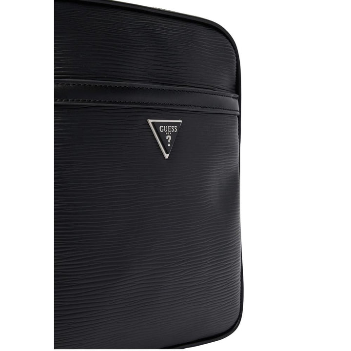 Guess Black Polyethylene Messenger Bag