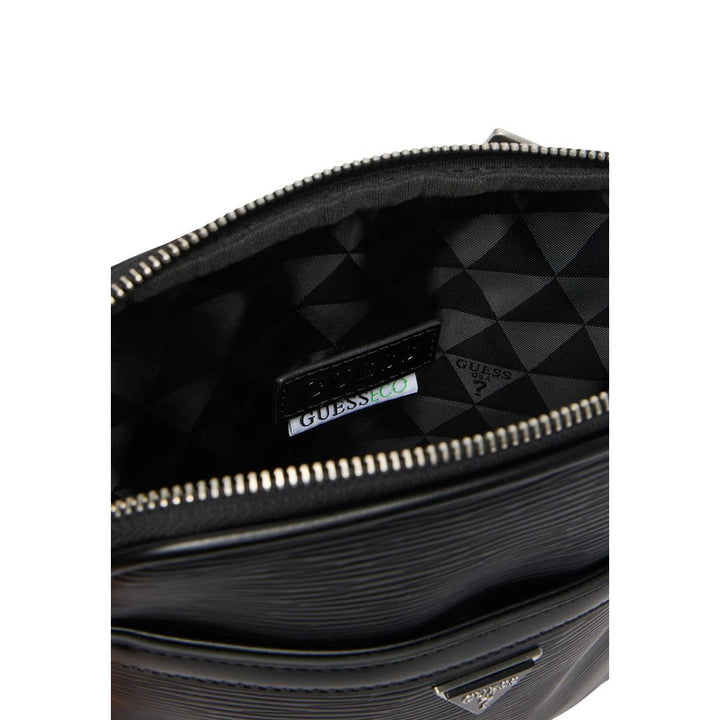 Guess Black Polyethylene Messenger Bag