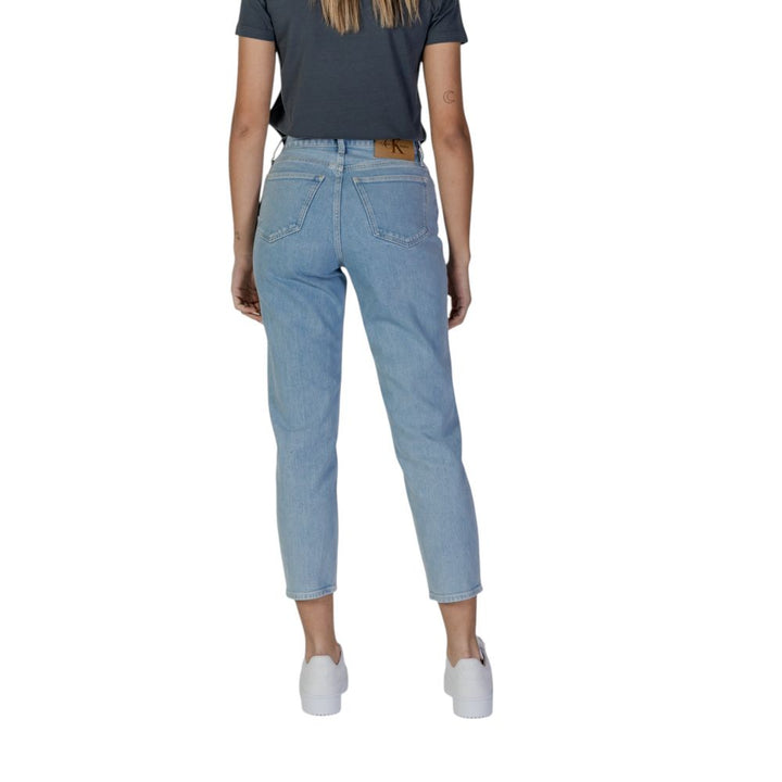 Calvin Klein Jeans Light Blue Cotton Mom Jeans
