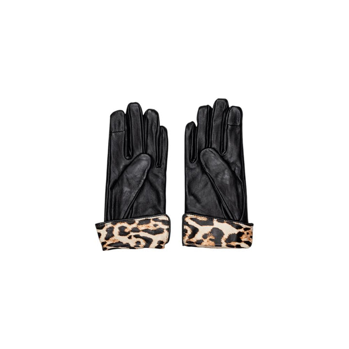 Pieces Black Leather Gloves