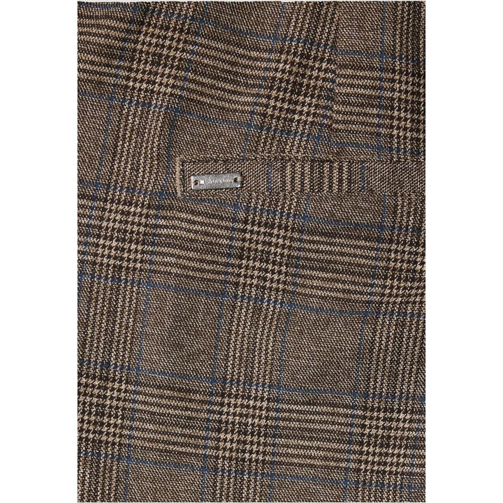 Street One Brown Polyester Casual Pants