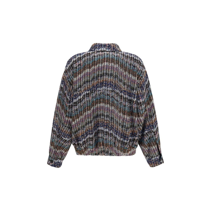 Missoni Multicolor Fabric Full-Length Jacket