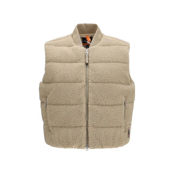 Parajumpers Beige Polyester Sleeveless Jacket