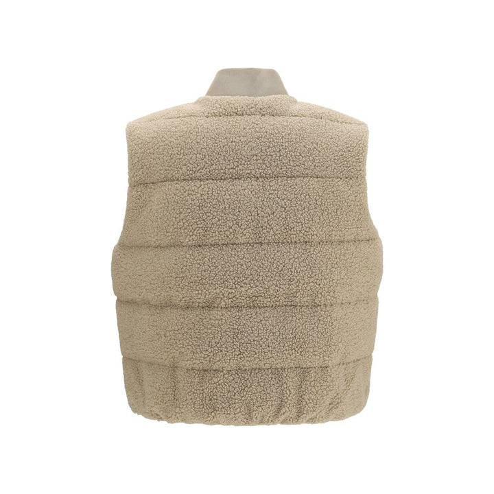 Parajumpers Beige Polyester Sleeveless Jacket