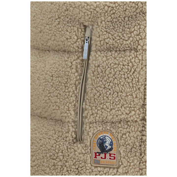 Parajumpers Beige Polyester Sleeveless Jacket