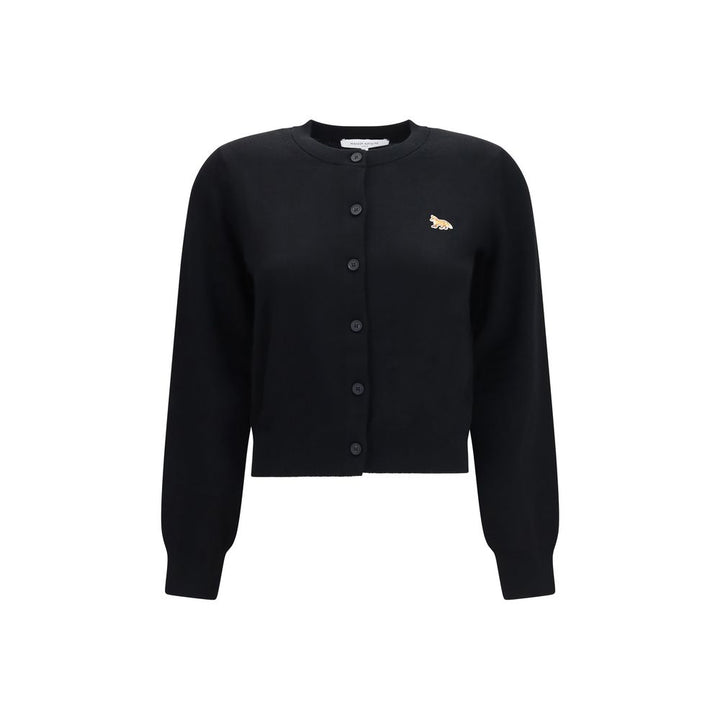 Maison Kitsuné Black Cotton Cardigan
