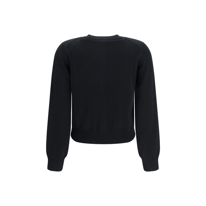 Maison Kitsuné Black Cotton Cardigan