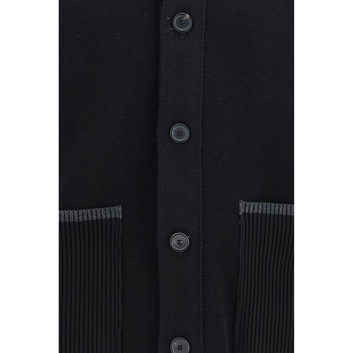 Thom Browne Black Wool Oves Aries Biker Jacket
