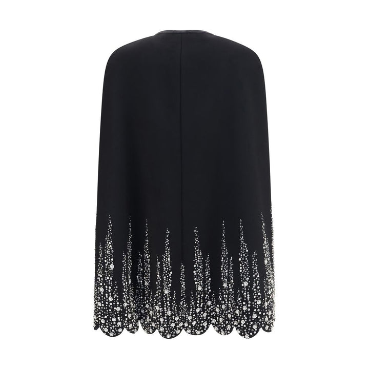 Valentino Garavani Black Wool Oves Aries Coat