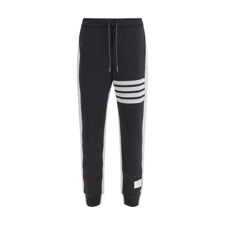 Thom Browne Gray Cotton Joggers (Workout Pants)