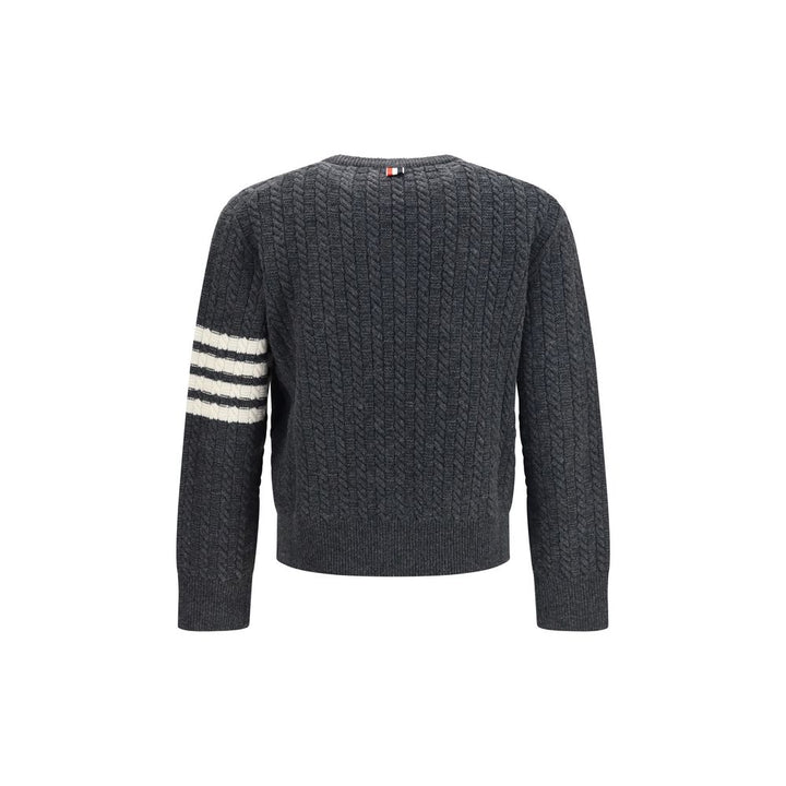 Thom Browne Gray Wool Oves Aries Sweatshirt