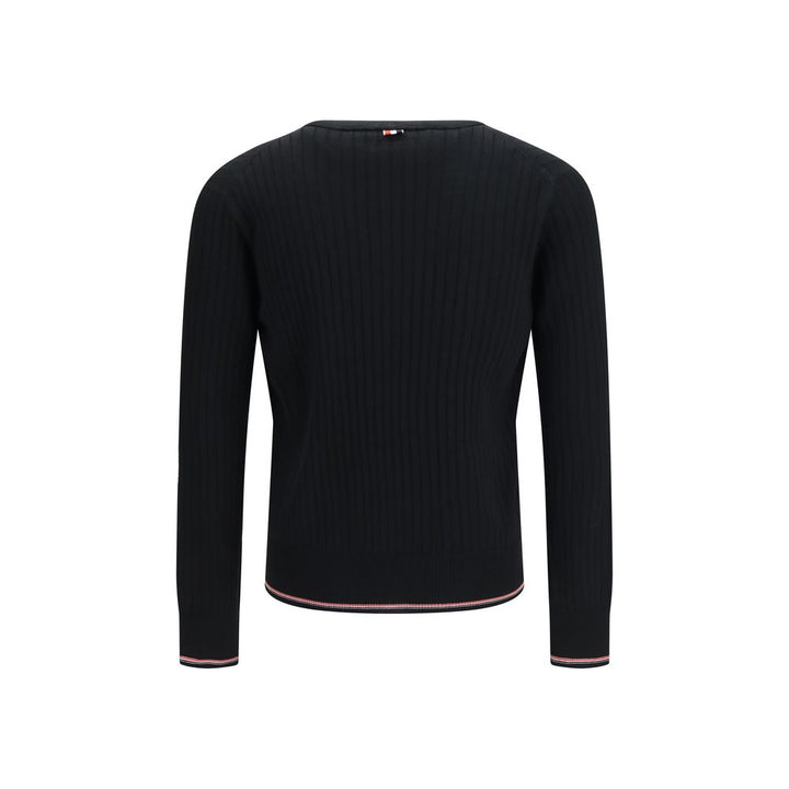 Thom Browne Black Wool Oves Aries Cardigan