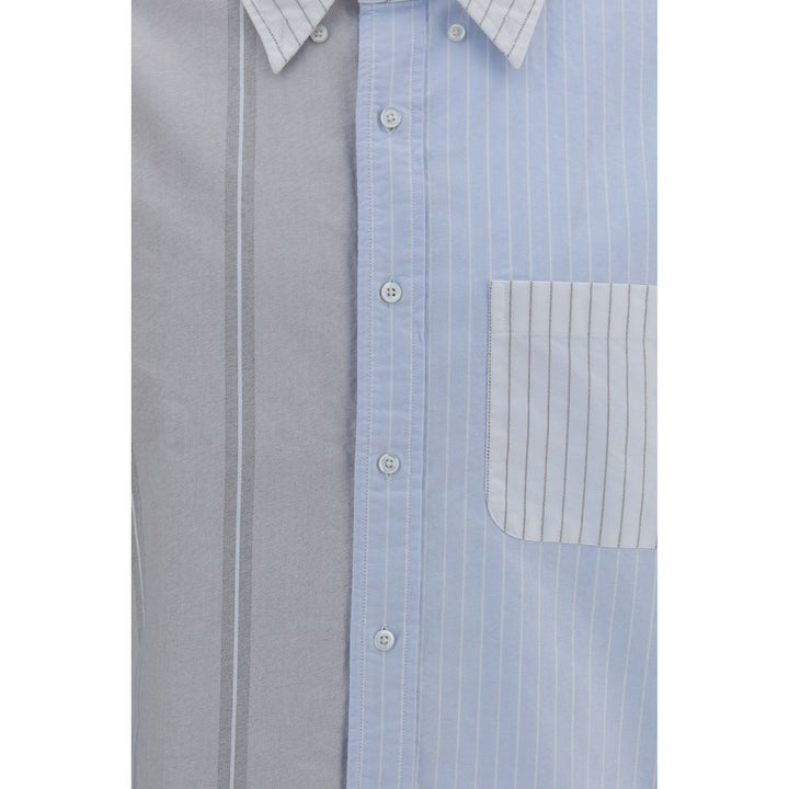 Thom Browne Blue Cotton Pattern Shirt