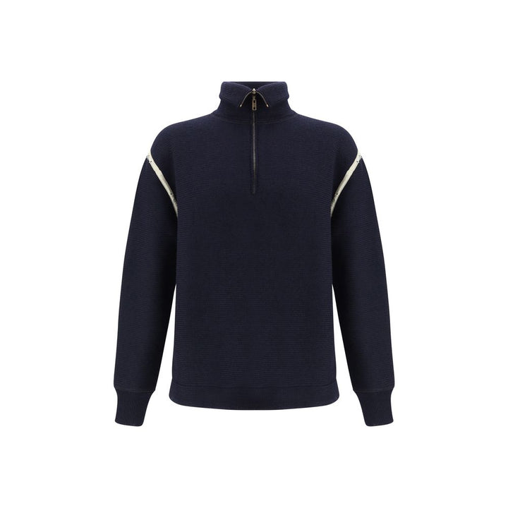 Maison Margiela Blue Wool Oves Aries Sweatshirt