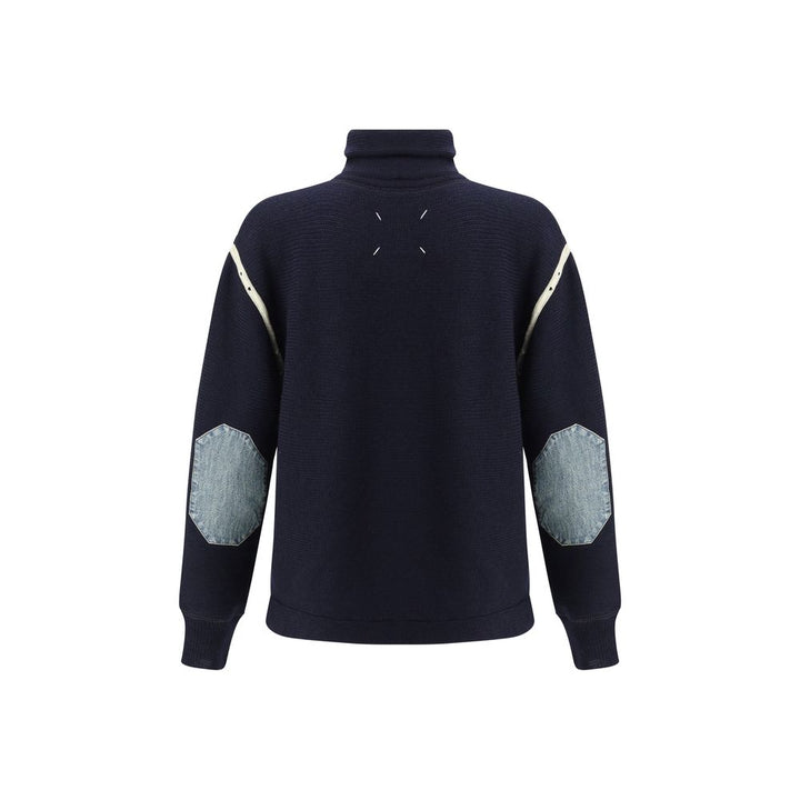 Maison Margiela Blue Wool Oves Aries Sweatshirt