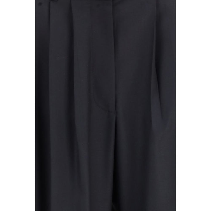 The Row Blue Wool Oves Aries Dress Pants