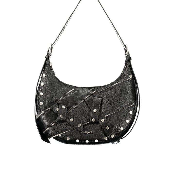 Desigual Nero Poliuretano Donna Bag
