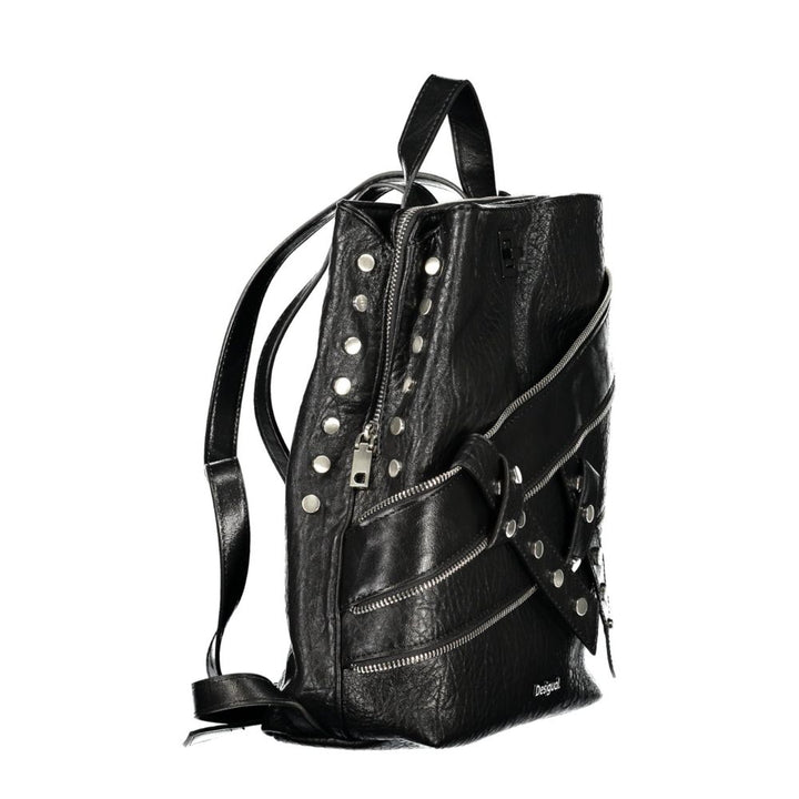 Desigual Black Polyethylene Backpack