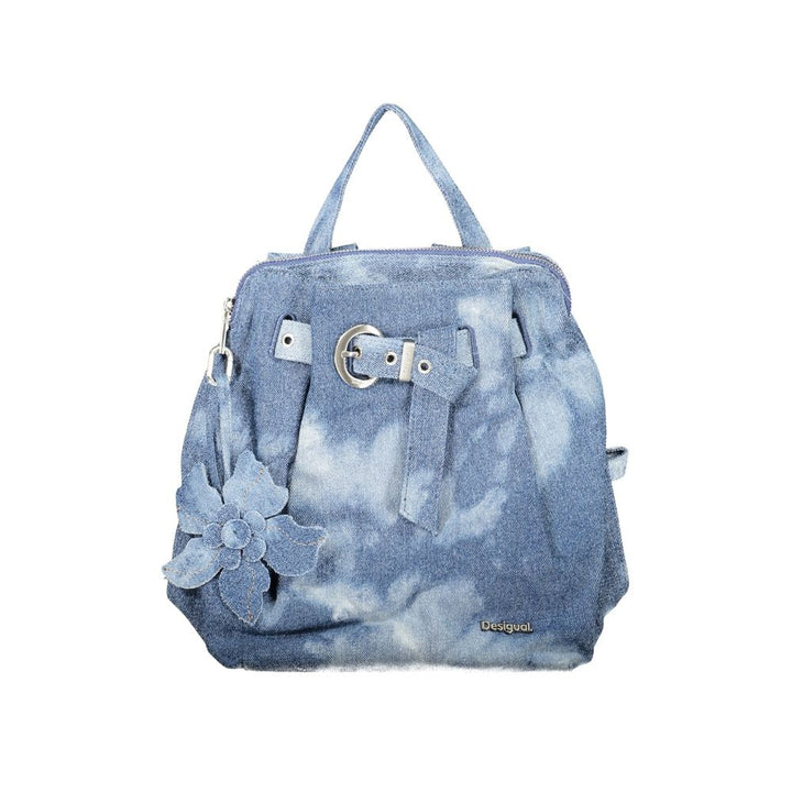 Desigual Blue Cotton Womens Backpack