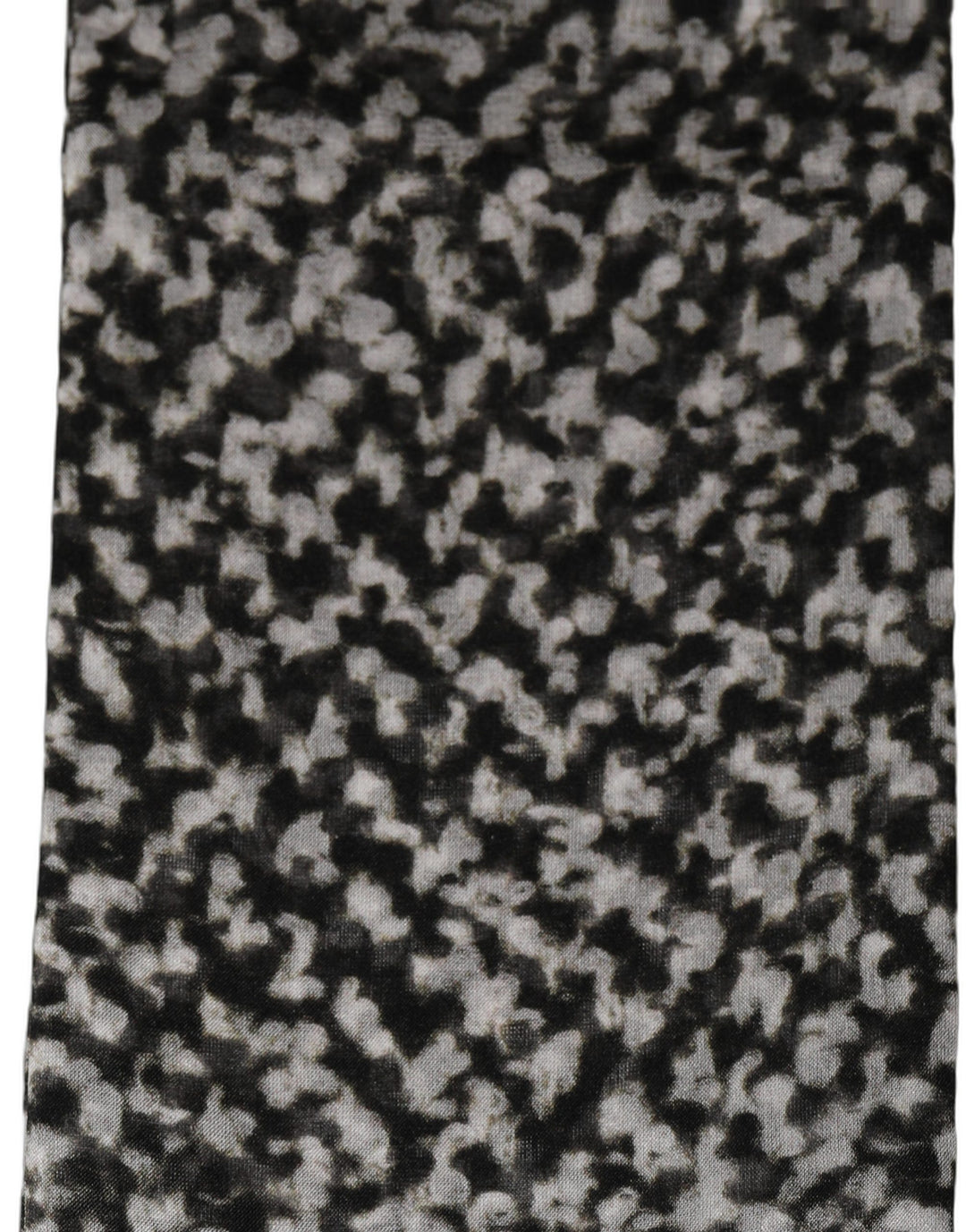 Dolce & Gabbana Black White Herringbone Tweed Shawl Scarf