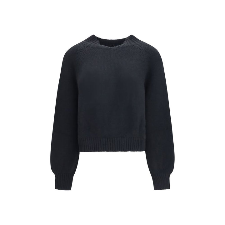 Khaite Black Cashmere Sweatshirt