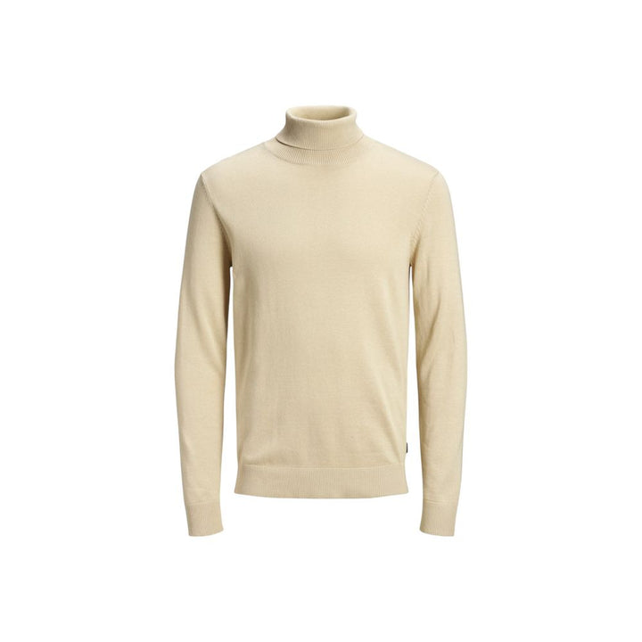Jack Jones Beige Cotton Turtleneck