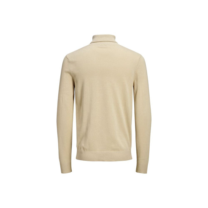 Jack Jones Beige Cotton Turtleneck
