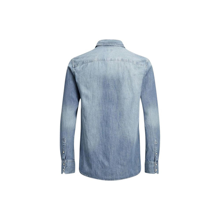 Jack Jones Blue Denim Shirt
