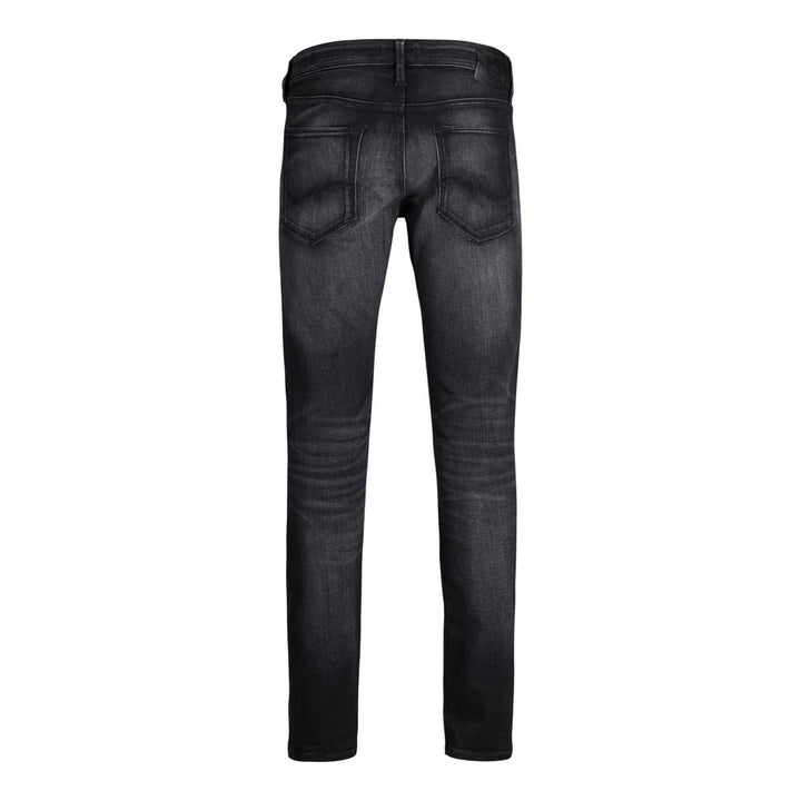 Jack Jones Black Cotton Skinny Jeans