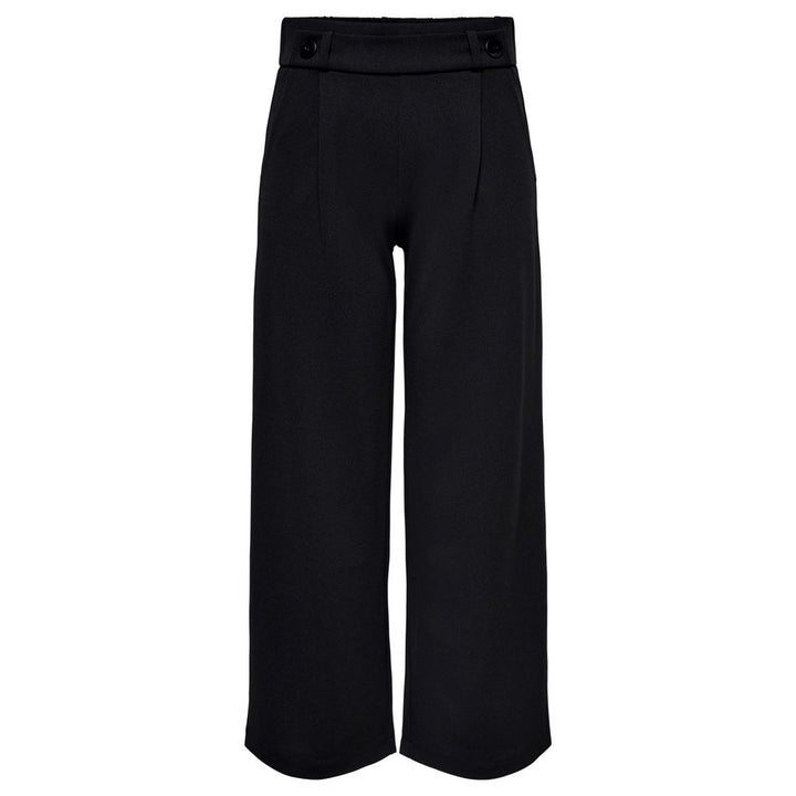 Jacqueline De Yong Black Polyester Casual Pants