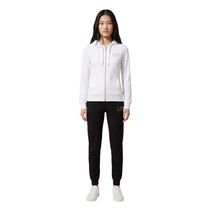EA7 Emporio Armani Black And White Polyester Tracksuit