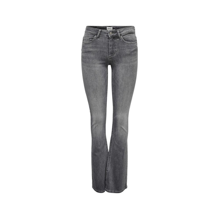 Only Gray Cotton Skinny Jeans
