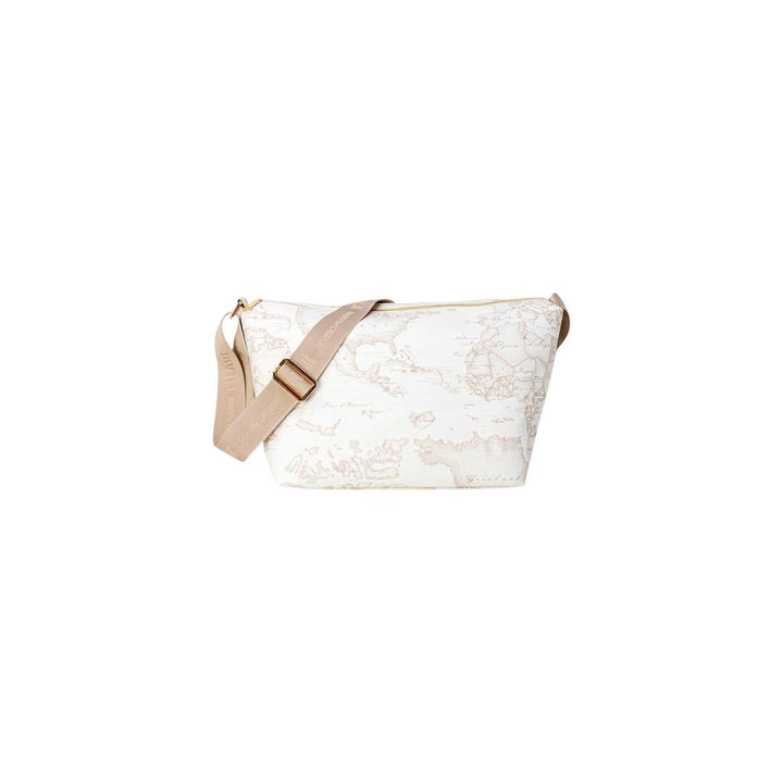 Alviero Martini Prima Classe White Cotton Handbag