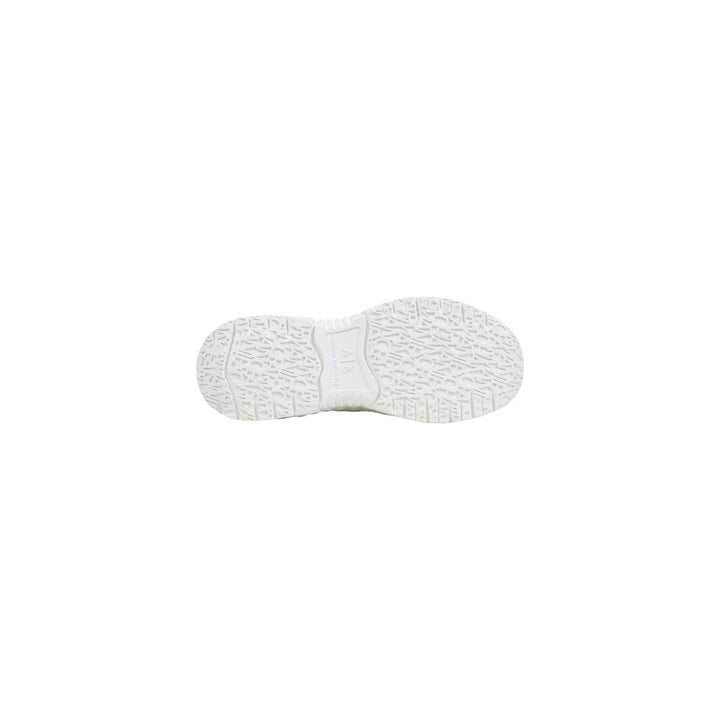 Armani Exchange White Polyester Chunky Sneakers