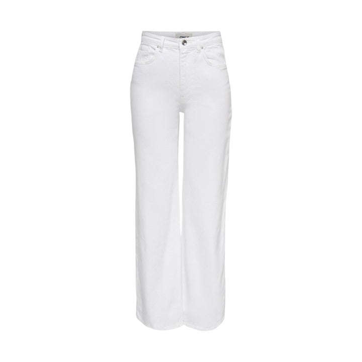 Only White Cotton Relaxed Fit Jeans