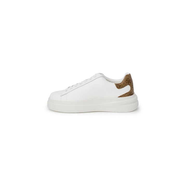 Guess White Polyethylene Low Top Sneakers