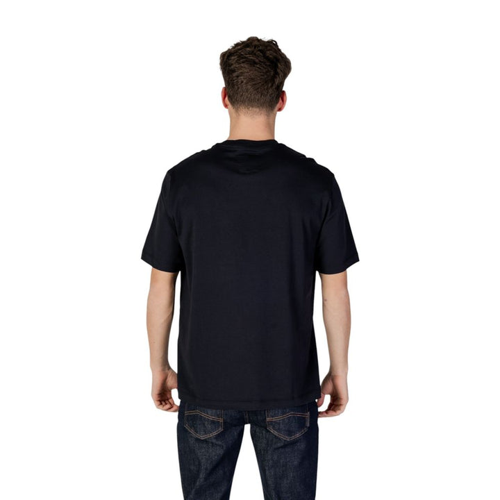 Armani Exchange Blue Cotton T-Shirt