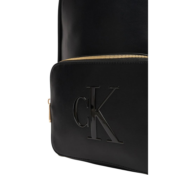 Calvin Klein Black Polyethylene Backpack