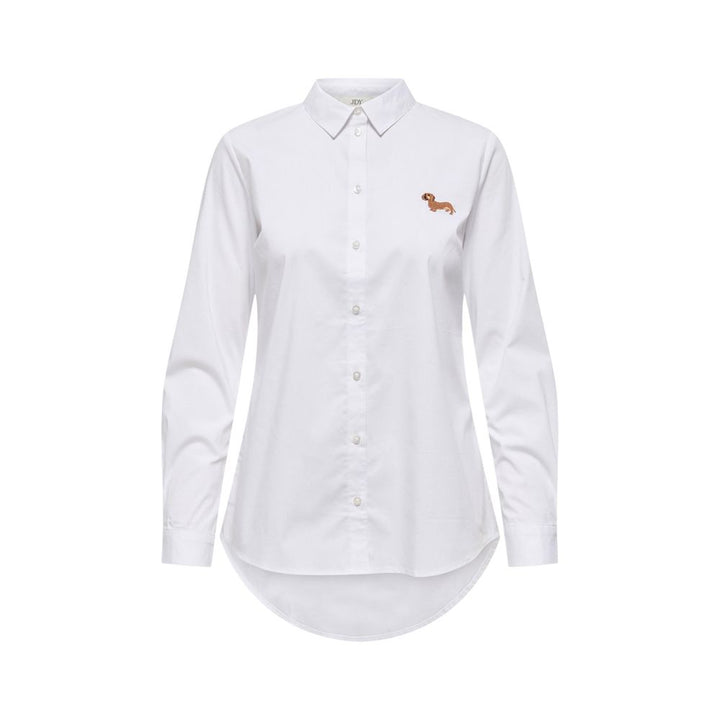Jacqueline De Yong Cream Cotton Blouse
