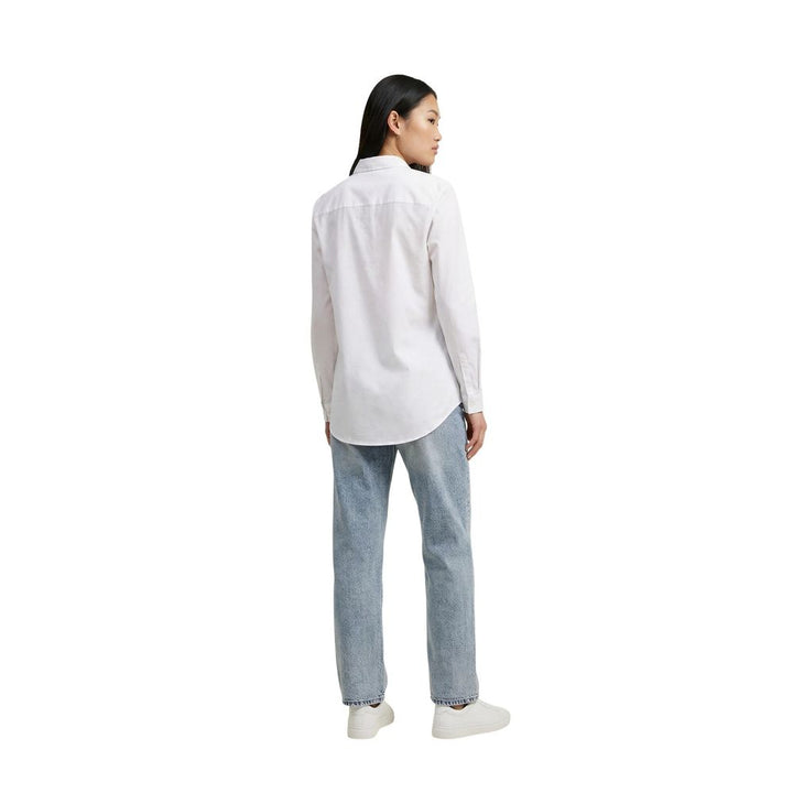 Jacqueline De Yong Cream Cotton Blouse